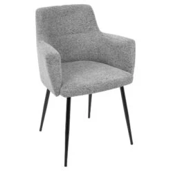 Set Of 2 Andrew Contemporary Dining Accent Chairs - Lumisource