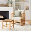 Richfield Barrel Spindle Back Accent Chair Cream/Natural - Threshold™ Designed With Studio McGee 2 Richfield Barrel Spindle Back Accent Chair Cream/Natural - Threshold™ Designed With Studio McGee -HOMCOM Sales Store GUEST 28776379 63e9 465d 9198 b60f791944c0