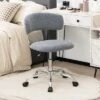 Costway Computer Desk Chair Adjustable Faux Fur Office Chair Swivel Vanity Chair -HOMCOM Sales Store GUEST 2885f06b 4617 4319 9e65 1b1cae44343d