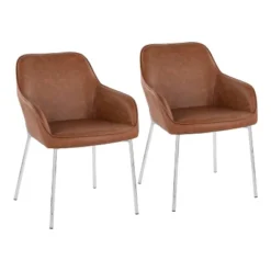 Set Of 2 Daniella Dining Chairs - LumiSource -HOMCOM Sales Store GUEST 29d8589b 92c6 4872 a94c fceef4cd6854