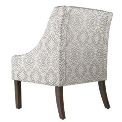 Modern Swoop Accent Armchair - HomePop -HOMCOM Sales Store GUEST 2a2b8b5e 5b2c 43f8 8c04 737fb80e0c7a