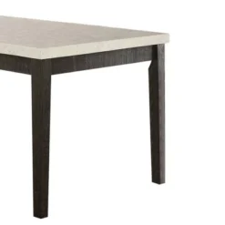 Nolan Dining Table White Marble/Salvage Dark Oak - Acme Furniture -HOMCOM Sales Store GUEST 2aa68c46 aad6 44d9 a57b bf1db0a3d7a8