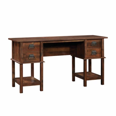 Viabella Desk Dark Brown - Sauder 3 Viabella Desk Dark Brown - Sauder