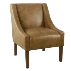 Modern Swoop Accent Armchair - HomePop -HOMCOM Sales Store GUEST 2b9ec623 1153 499c 85b6 1f5e34e83681