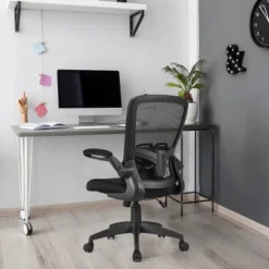 Costway Mesh Office Chair Adjustable Height&Lumbar Support Flip Up Armrest Black 12 Costway Mesh Office Chair Adjustable Height&Lumbar Support Flip Up Armrest Black -HOMCOM Sales Store GUEST 2bfeaea0 ab76 4ee0 8858 7dbda3c69b36