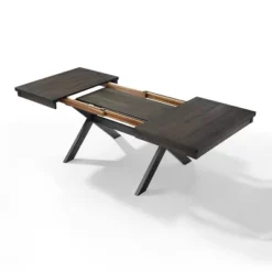 Hayden Extendable Dining Table Slate - Crosley -HOMCOM Sales Store GUEST 2c2730d7 858d 451b 9e5b f3e534ad8324