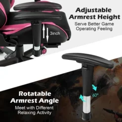 Costway Office Massage Gaming Chair Reclining Swivel Racing With Footrest -HOMCOM Sales Store GUEST 2c65d3c4 2ebc 4027 b673 be48df32b8fc