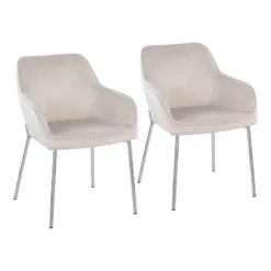 Set Of 2 Daniella Dining Chairs - LumiSource -HOMCOM Sales Store GUEST 2c7b64b8 975f 4f09 a22d 83ba1927d2b3