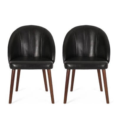 2pk Cullimore Contemporary Channel Stitch Dining Chairs - Christopher Knight Home 13 2pk Cullimore Contemporary Channel Stitch Dining Chairs - Christopher Knight Home - Image 12