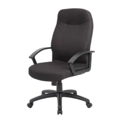 Mid Back Fabric Managers Chair Black - Boss Office Products -HOMCOM Sales Store GUEST 2ea2e698 93df 4995 9719 3f6dc54dd530