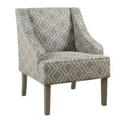 Classic Swoop Accent Armchair - HomePop -HOMCOM Sales Store GUEST 303eee6e 4416 49a2 bf95 2e27381385de