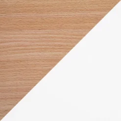 Pebble Contemporary Computer Desk Wood Natural/White - LumiSource -HOMCOM Sales Store GUEST 304714c9 8ab1 4e7f 9a9b ab2f9534df3a