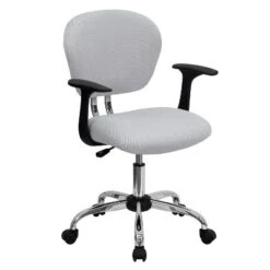 Emma And Oliver Mid-Back Mesh Padded Swivel Task Office Chair With Chrome Base And Arms 25 Emma And Oliver Mid-Back Mesh Padded Swivel Task Office Chair With Chrome Base And Arms -HOMCOM Sales Store GUEST 315c5787 06e0 46d3 a9ef a5b04d10c539