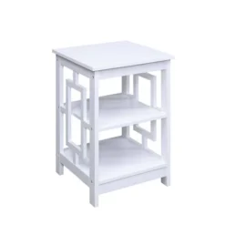 Town Square End Table With Shelves - Breighton Home 11 Town Square End Table With Shelves - Breighton Home -HOMCOM Sales Store GUEST 338f6193 1b77 46f4 8318 1d0ff7d4305c