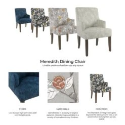 Meredith Dining Chair -Homepop -HOMCOM Sales Store GUEST 33e5b852 5ae1 44a6 be56 346a39f8b2e8