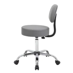 Medical Stool With Back Cushion - Boss Office Products -HOMCOM Sales Store GUEST 36902d27 10fb 4808 b6a9 46e3a50420b3