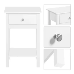 Yaheetech Wooden Bedside End Table For Living Room, Bedroom -HOMCOM Sales Store GUEST 37920599 6f29 4211 939c 8838b3db3fc6
