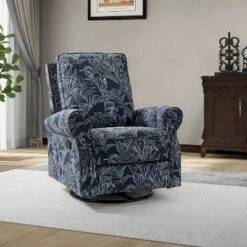 Pablo Traditional-normal Manual Swivel Glider Recliner With Nailhead Trims For Living Room | KARAT HOME -HOMCOM Sales Store GUEST 3a63b9e1 c389 4d06 a9c0 8f2e5c6485c3