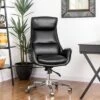 Mid-Century Modern Air Leatherette Adjustable Swivel High Back Office Chair - Glitzhome -HOMCOM Sales Store GUEST 3b29355b 17f1 4d41 ab50 355ab224b8f7