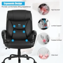 Costway Big & Tall 500lb Massage Office Chair E Xecutive PU Leather Computer Desk Chair -HOMCOM Sales Store GUEST 3b6dfcbb 546e 41ec ac9c 91df8302a1c1