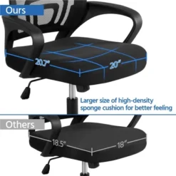 Yaheetech Adjustable Ergonomic Computer Chair Office Chair -HOMCOM Sales Store GUEST 3cdbff90 deae 4003 bebc 45a06e4b43d1