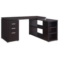 Yvette 3 Drawer L-Shape Desk - Coaster -HOMCOM Sales Store GUEST 3d98b27a 5b7d 488b 8804 6fa3c7ce14ed