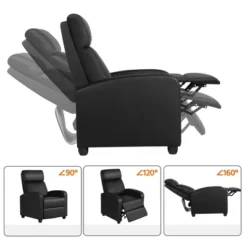 Yaheetech Adjustable Recliner Chair PU Leather Upholstered For Living Room -HOMCOM Sales Store GUEST 3d9904b8 2f7e 4fb8 815f 5d6e4238c45c