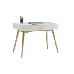 Oslo 1 Drawer Desk - Breighton Home -HOMCOM Sales Store GUEST 3dd792c3 cd6e 45f7 ab47 f97bebd72cf6