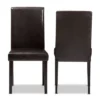 Set Of 2 Mia Modern And Contemporary Faux Leather Upholstered Dining Chairs Dark Brown - Baxton Studio -HOMCOM Sales Store GUEST 3e2c85df a4a6 44e3 82d0 92ae84f88d8b