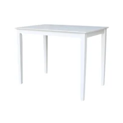 Solid Wood 30 X 48" Dining Table White - International Concepts -HOMCOM Sales Store GUEST 3ee6147b 7561 4135 b086 f9c16ef1c7f4
