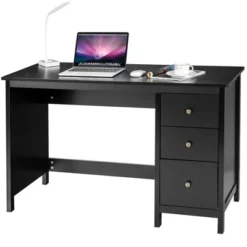 Computer Desk Study Writing Desk Home Office Workstation With 3 Drawers WhiteBlack -HOMCOM Sales Store GUEST 3f835b9e c772 4bed b549 5d7148d17bb6