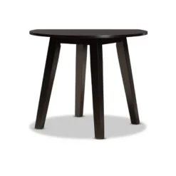 35" Ela Wide Round Wood Dining Table - Baxton Studio -HOMCOM Sales Store GUEST 40294476 c2cc 4db1 bf28 483cc8719e1d