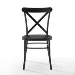 Set Of 2 Camille Dining Chair Matte Black - Crosley -HOMCOM Sales Store GUEST 4149edd8 4165 44f0 8b1e 2a5912e15491