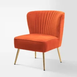 Quentin Velvet Accent Side Chair With Golden Metal Base | Karat Home -HOMCOM Sales Store GUEST 421b1958 45d2 464a 8176 b30c2f23cc02