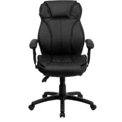 Emma And Oliver High Back Black LeatherSoft Multifunction Ergonomic Office Chair, Lumbar Knob -HOMCOM Sales Store GUEST 42e083fd c549 46d7 9573 d4e1b3c24281