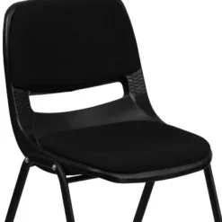 Flash Furniture HERCULES Series 880 Lb. Capacity Black Padded Ergonomic Shell Stack Chair With Black Frame 14 Flash Furniture HERCULES Series 880 Lb. Capacity Black Padded Ergonomic Shell Stack Chair With Black Frame -HOMCOM Sales Store GUEST 4329e798 506a 466a a4ab 329d5273a01b