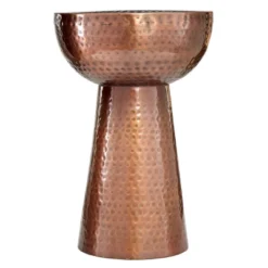 Hammered Metal Drum End Table Bronze - Olivia & May -HOMCOM Sales Store GUEST 4397aebb 183b 49e2 8f34 09ebe434abd2
