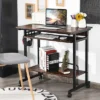 Costway Computer Desk Rolling Laptop Cart Writing Workstation W/ Keyboard Tray 1 Costway Computer Desk Rolling Laptop Cart Writing Workstation W/ Keyboard Tray -HOMCOM Sales Store GUEST 43c9c8d3 3b37 4409 a542 b4528b676006
