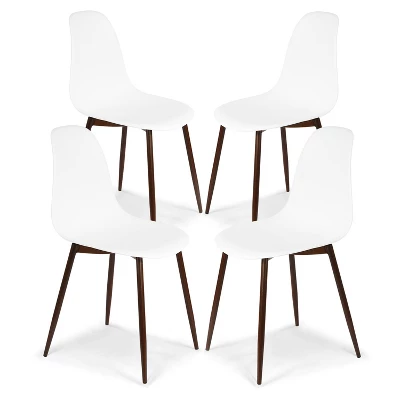Set Of 4 Virginia Sculpted Dining Chair - Poly & Bark 14 Set Of 4 Virginia Sculpted Dining Chair - Poly & Bark - Image 12