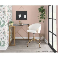 Claire Task Chair - LumiSource -HOMCOM Sales Store GUEST 4400d319 0f82 4727 ad9c ec4ed1718613