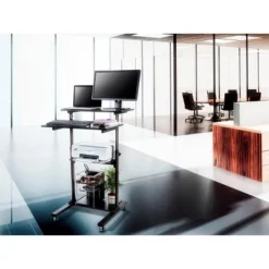 Monoprice Height Adjustable PC Workstation Cart For Sit-Stand -HOMCOM Sales Store GUEST 444c8d87 4427 4b9f 8130 22c3043a4f4e