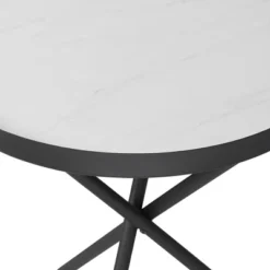 Modern Minimalist Intersecting Tripod Leg Side Table Black/Faux White Marble - Saracina Home -HOMCOM Sales Store GUEST 465f5feb d93e 4674 945f 6ba2d4baa42e