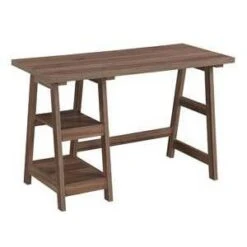 Designs2Go Trestle Desk With Shelves - Breighton Home -HOMCOM Sales Store GUEST 46edd10a fbd8 4d2f a81e 7a1e2df4d259