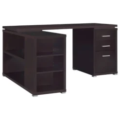 Yvette 3 Drawer L-Shape Desk - Coaster -HOMCOM Sales Store GUEST 48324e98 d413 4be8 a18d 7f9bf08a7ecf