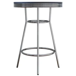 Summit Pub Table Bar Height Wood/Black/Bright Chrome - Winsome -HOMCOM Sales Store GUEST 4949e0c9 ef0f 42b8 90fc bbcf64ad6b31