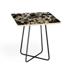 Cayena Blanca Herbolarium Side Square Table - Deny Designs -HOMCOM Sales Store GUEST 4984fa3b bb17 40e7 a30c c194a790e069