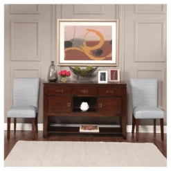 Set Of 2 Parson Dining Chair Wood/Navy Key - HomePop -HOMCOM Sales Store GUEST 4ce042f8 2283 40a7 a9cc c9877cd33fd1