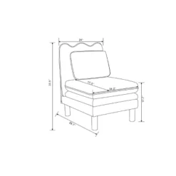 Bencia Slipper Chair Mustard - Opalhouse™ Designed With Jungalow™ -HOMCOM Sales Store GUEST 4d80f964 dbda 460c 8ee2 654eb7314d72