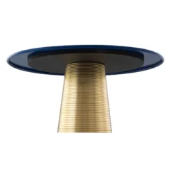 Rizal Side Table Dark Blue/Gold - ZM Home -HOMCOM Sales Store GUEST 4ddebb6d 5c8b 4cfd 81d3 5fbf03e4fa15