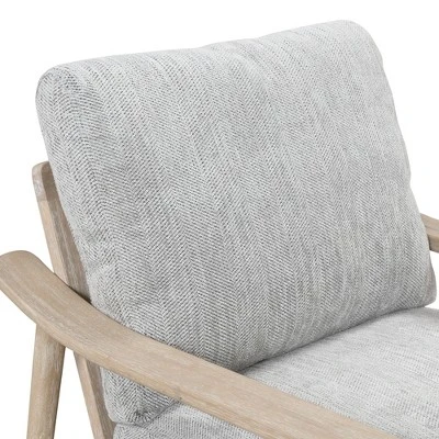 Retro Accent Chair With Solid Wood Frame And Vertical Slatted Back-ModernLuxe 12 Retro Accent Chair With Solid Wood Frame And Vertical Slatted Back-ModernLuxe - Image 10